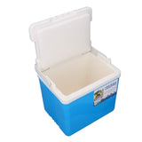 6L Portable Cooler Box Large Capacity Multifunctional Keeps Food Freshness and Drink Cool Insulated Hard Cooler Case for Ice Drinks Food Blue