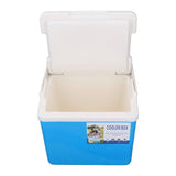 6L Portable Cooler Box Large Capacity Multifunctional Keeps Food Freshness and Drink Cool Insulated Hard Cooler Case for Ice Drinks Food Blue