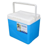6L Portable Cooler Box Large Capacity Multifunctional Keeps Food Freshness and Drink Cool Insulated Hard Cooler Case for Ice Drinks Food Blue