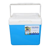 6L Portable Cooler Box Large Capacity Multifunctional Keeps Food Freshness and Drink Cool Insulated Hard Cooler Case for Ice Drinks Food Blue