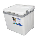 6L Portable Cooler Box Large Capacity Multifunctional Keeps Food Freshness and Drink Cool Insulated Hard Cooler Case for Ice Drinks Food White