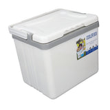 6L Portable Cooler Box Large Capacity Multifunctional Keeps Food Freshness and Drink Cool Insulated Hard Cooler Case for Ice Drinks Food White