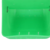 5PCS Small Animal Feeder Plastic Iron Spill Proof Large Capacity Rabbit Food Dispenser for Guinea Pigs Chinchillas Ferrets Green