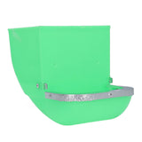 5PCS Small Animal Feeder Plastic Iron Spill Proof Large Capacity Rabbit Food Dispenser for Guinea Pigs Chinchillas Ferrets Green