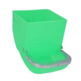 5PCS Small Animal Feeder Plastic Iron Spill Proof Large Capacity Rabbit Food Dispenser for Guinea Pigs Chinchillas Ferrets Green