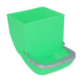 5PCS Small Animal Feeder Plastic Iron Spill Proof Large Capacity Rabbit Food Dispenser for Guinea Pigs Chinchillas Ferrets Green