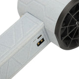 Electric Jet Fan Stepless Speed Adjustment 11 Fan Blades 64mm Duct Handheld Air Blower Turbine Fan for Snow Blowing Car Cleaning White and Black In Australia - Darrahopens