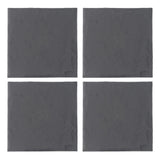 Stepping Stone with Ground Stakes Polypropylene Resin Weatherproof Garden Décor Stepping Stone for Lawn Outdoor Square Grey