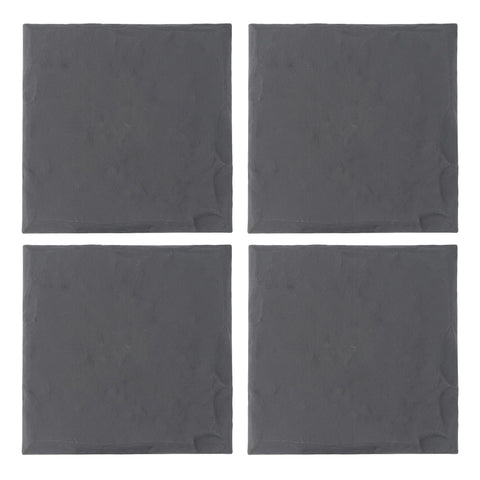 Stepping Stone with Ground Stakes Polypropylene Resin Weatherproof Garden Décor Stepping Stone for Lawn Outdoor Square Grey