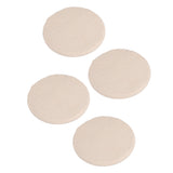 Outdoor Step Stones Decorative Polypropylene Resin Stepping Stones with Ground Stakes for Lawn Garden Pathway Round Beige