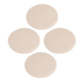 Outdoor Step Stones Decorative Polypropylene Resin Stepping Stones with Ground Stakes for Lawn Garden Pathway Round Beige