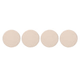 Outdoor Step Stones Decorative Polypropylene Resin Stepping Stones with Ground Stakes for Lawn Garden Pathway Round Beige