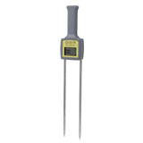 Grain Humidity Tester LED Backlit LCD Display Auto Power Off Long Probe Portable Digital Grain Humidity Meter Grain Hygrometer
