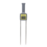Grain Humidity Tester LED Backlit LCD Display Auto Power Off Long Probe Portable Digital Grain Humidity Meter Grain Hygrometer