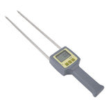 Paper Humidity Tester with Probe LCD Stainless Steel Portable Handheld Waste Parcel Paper Package Humidity Meter for Furniture Recycling