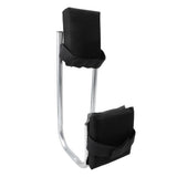 Gardening Knee Seat Labor Saving Anti Numbness High Load Bearing Portable with EVA Pad Kneeling Seat Leg Brace for Repair Work Fishing Floor Cleaning Black