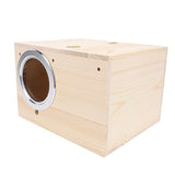 Parakeet Nesting Box Solid Wood Bird Breeding Mating Box for Cockatiel Lovebirds Budgie Canary
