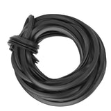 Rubber Seal Strip Black Greenhouse Rubber Strip Glass Sealing Rubber Line Cable Greenhouse Accessory 105m / 344ft