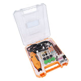 Rotary Tool Kit Multifunctional Variable Speed Electric Corded Power Rotary Tools for Craft Woodworking Stone Grinding