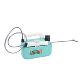 Electric Garden Sprayer 3.7V 5L 2000mAh Anti Leakage Battery Powered Sprayer with Telescope Wand for Plant Watering Alcohol Green