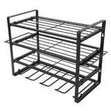 Power Tool Organizer Wall Mount 4 Layer Garage Drill Storage Heavy Duty Metal Stand