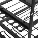 Power Tool Organizer Wall Mount 4 Layer Garage Drill Storage Heavy Duty Metal Stand