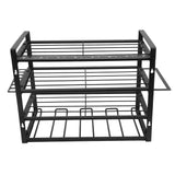 Power Tool Organizer Wall Mount 4 Layer Garage Drill Storage Heavy Duty Metal Stand