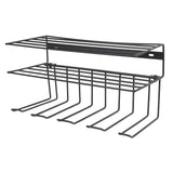 Power Tool Organizer Wall Mount Storage Rack for Power Tool Drill Heavy Duty 3 Layer Tools Shelf for Garage Organizer