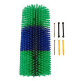 Livestock Scratching Brush 435mm Horse Cow Scratcher Relieve Back Itching Horse Full Massage Grooming Brush for Horse Cattle Sheep Green