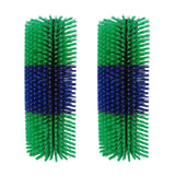 2pcs Livestock Scratch Brushes Full Massage Relieve Itching Animal Back Scratching Brush for Horse Cattle Sheep Green