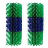 2pcs Livestock Scratch Brushes Full Massage Relieve Itching Animal Back Scratching Brush for Horse Cattle Sheep Green