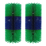 2pcs Livestock Scratch Brushes Full Massage Relieve Itching Animal Back Scratching Brush for Horse Cattle Sheep Green