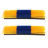2pcs Livestock Scratch Brushes Full Massage Relieve Itching Animal Back Scratching Brush for Horse Cattle Sheep Yellow