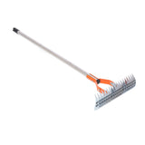 Thatch Rake 14.7 Inch Carbon Steel Stainless Steel Robust Lawn Dethatcher Rake with Handle for Cleaning Dead Grass Yard Garden 3 Sections In Australia - Darrahopens