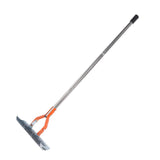 Thatch Rake 14.7 Inch Carbon Steel Stainless Steel Robust Lawn Dethatcher Rake with Handle for Cleaning Dead Grass Yard Garden 3 Sections