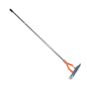 Thatch Rake 14.7 Inch Carbon Steel Stainless Steel Robust Lawn Dethatcher Rake with Handle for Cleaning Dead Grass Yard Garden 4 Sections