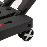 Folding Flat Cart with Wheels Portable Multifunctional Utility Dolly Platform Cart for Shopping Travel