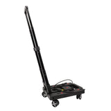 Folding Flat Cart with Wheels Portable Multifunctional Utility Dolly Platform Cart for Shopping Travel