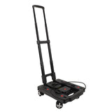 Folding Flat Cart with Wheels Portable Multifunctional Utility Dolly Platform Cart for Shopping Travel