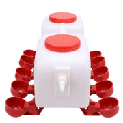 Automatic Chicken Waterer Anti Tipping Plastic Hygienic Chicken Watering System for Poultry Farm