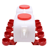 Automatic Chicken Waterer Anti Tipping Plastic Hygienic Chicken Watering System for Poultry Farm