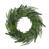 Artificial Pine Needle Rattan Xmas Decor Simulation Feel Soft Plastic Indoor Decoration 1.8m