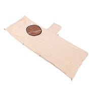 Windproof Hooded Blanket Fleece Hooded Wearable Blanket Adult Camp Poncho Sleeping Bag for Camping and Travel Coffee In Australia - Darrahopens