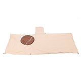 Windproof Hooded Blanket Fleece Hooded Wearable Blanket Adult Camp Poncho Sleeping Bag for Camping and Travel Coffee In Australia - Darrahopens