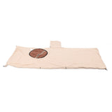 Windproof Hooded Blanket Fleece Hooded Wearable Blanket Adult Camp Poncho Sleeping Bag for Camping and Travel Coffee
