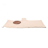 Windproof Hooded Blanket Fleece Hooded Wearable Blanket Adult Camp Poncho Sleeping Bag for Camping and Travel Coffee
