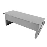 Automatic Chicken Feeder Steel Large Capacity Water Resistant Poultry Feeder Food Dispenser with Lid for Farm In Australia - Darrahopens