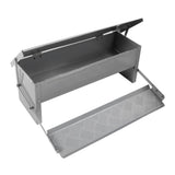 Automatic Chicken Feeder Steel Large Capacity Water Resistant Poultry Feeder Food Dispenser with Lid for Farm