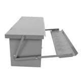 Automatic Chicken Feeder Steel Large Capacity Water Resistant Poultry Feeder Food Dispenser with Lid for Farm