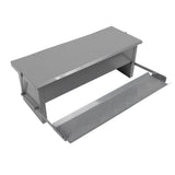 Automatic Chicken Feeder Steel Large Capacity Water Resistant Poultry Feeder Food Dispenser with Lid for Farm
